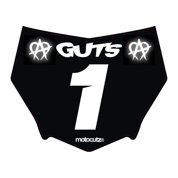 CUSTOM MOTOCUTZ FRONT PLATE DECAL