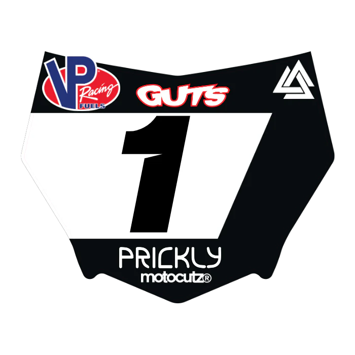 CUSTOM MOTOCUTZ FRONT PLATE DECAL
