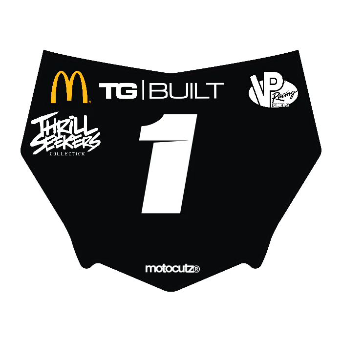 CUSTOM MOTOCUTZ FRONT PLATE DECAL