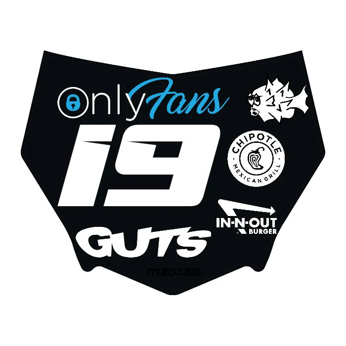 CUSTOM MOTOCUTZ FRONT PLATE DECAL