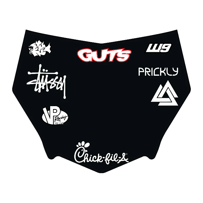 CUSTOM MOTOCUTZ FRONT PLATE DECAL