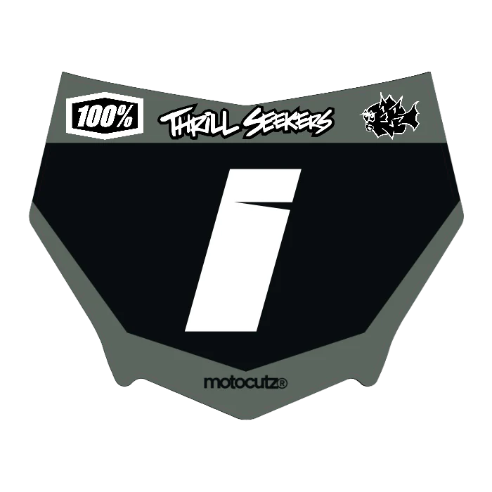 CUSTOM MOTOCUTZ FRONT PLATE DECAL