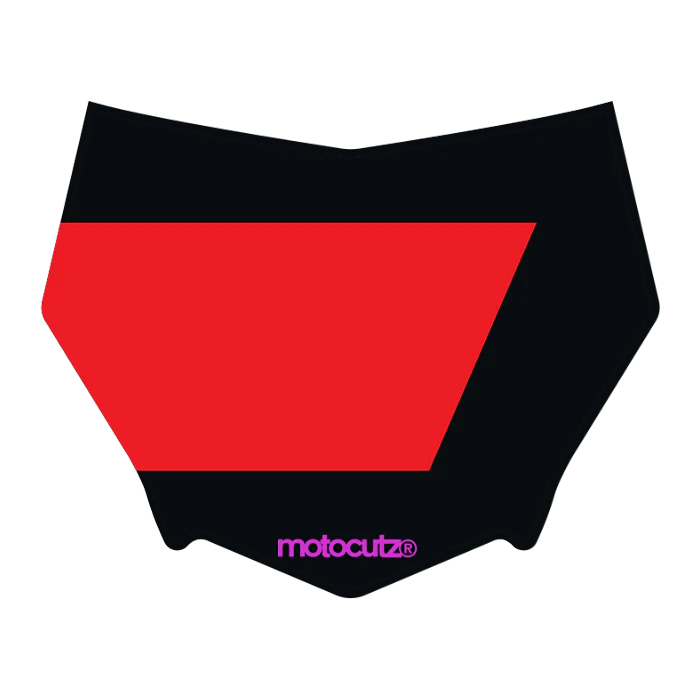 CUSTOM MOTOCUTZ FRONT PLATE DECAL