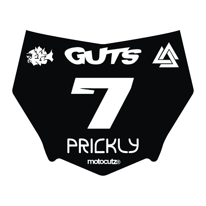 CUSTOM MOTOCUTZ FRONT PLATE DECAL