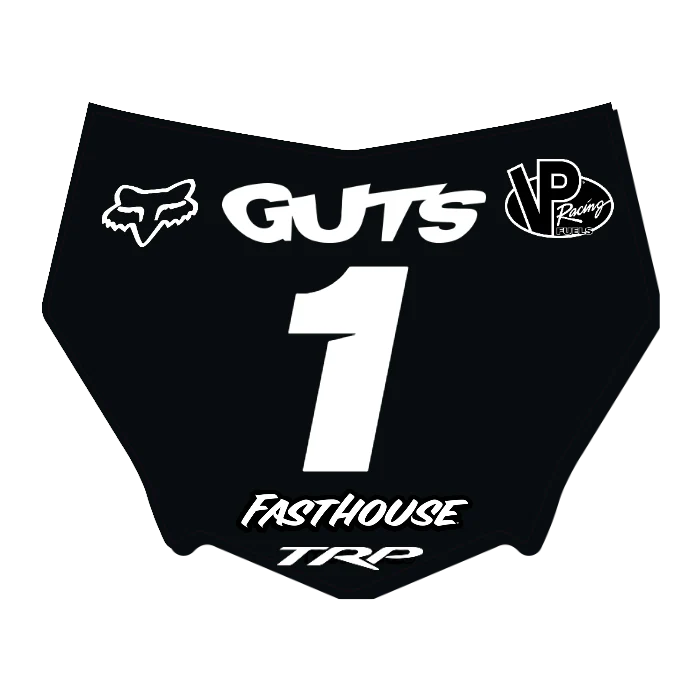 CUSTOM MOTOCUTZ FRONT PLATE DECAL
