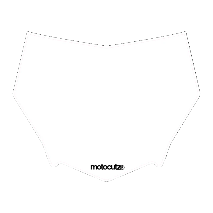 CUSTOM MOTOCUTZ FRONT PLATE DECAL