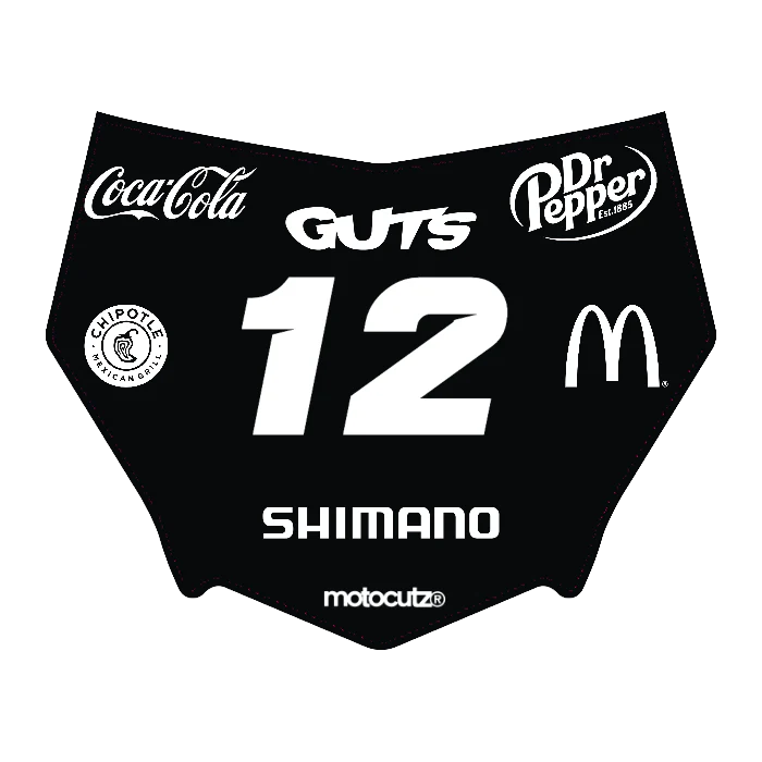 CUSTOM MOTOCUTZ FRONT PLATE DECAL
