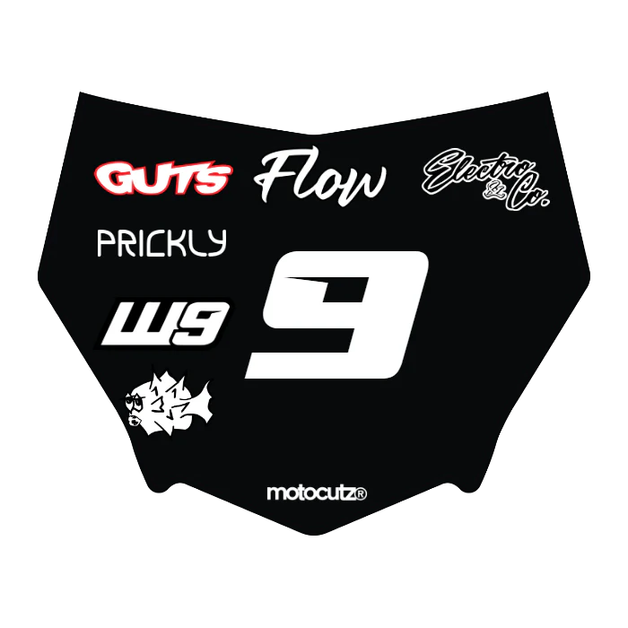 CUSTOM MOTOCUTZ FRONT PLATE DECAL