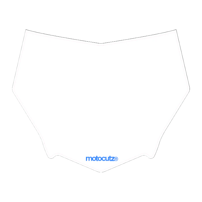 CUSTOM MOTOCUTZ FRONT PLATE DECAL