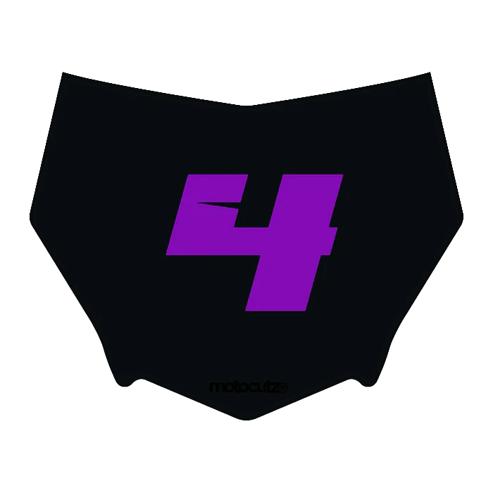 CUSTOM MOTOCUTZ FRONT PLATE DECAL