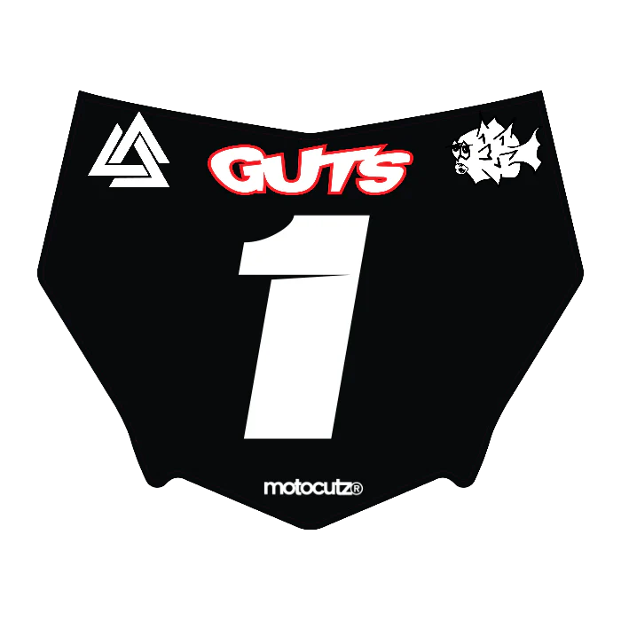 CUSTOM MOTOCUTZ FRONT PLATE DECAL