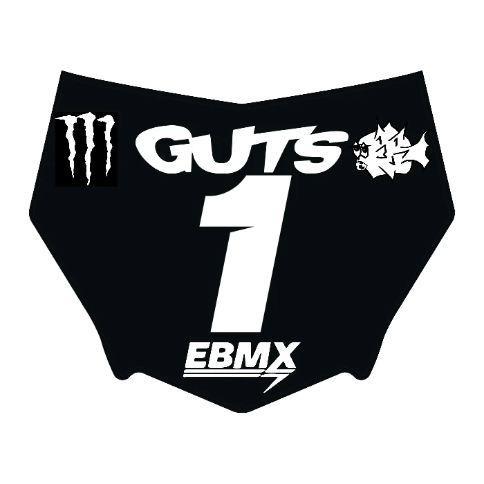 CUSTOM MOTOCUTZ FRONT PLATE DECAL