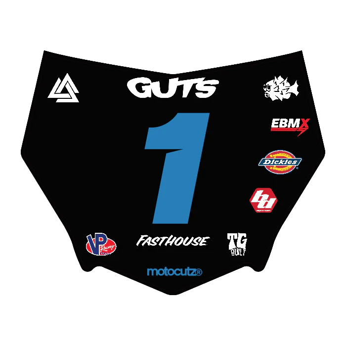 CUSTOM MOTOCUTZ FRONT PLATE DECAL