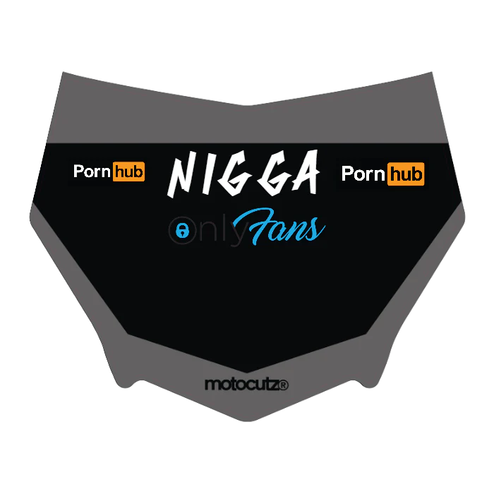 CUSTOM MOTOCUTZ FRONT PLATE DECAL