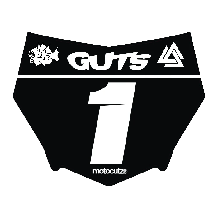 CUSTOM MOTOCUTZ FRONT PLATE DECAL