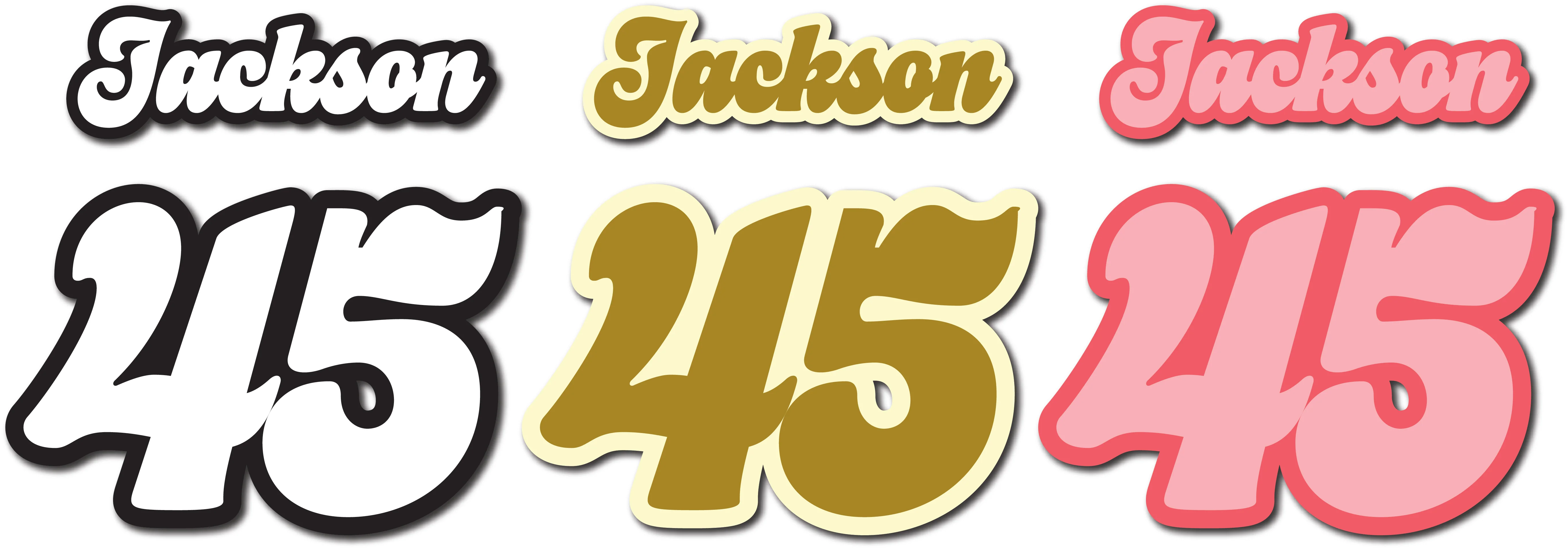 JERSEY LETTERING STYLE 9