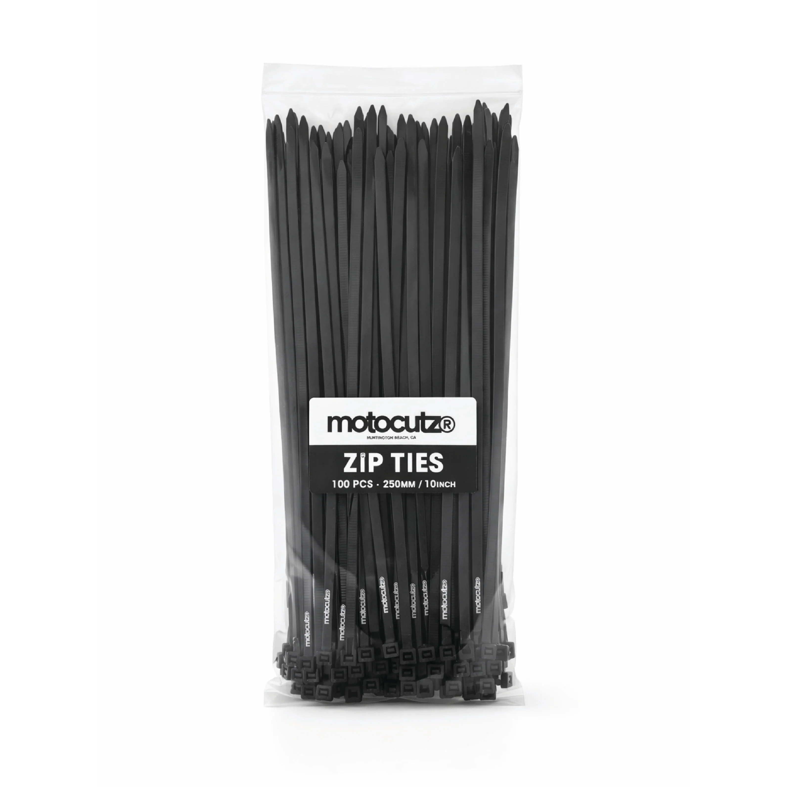 MOTOCUTZ ZIP TIES - 10in, 100 Pack