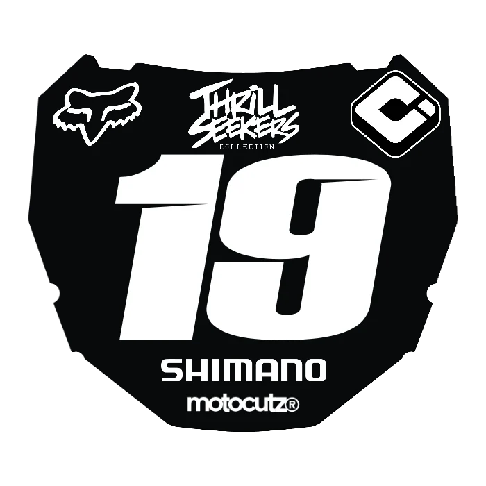 CUSTOM ODI NUMBER PLATE DECAL