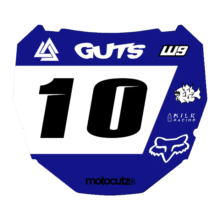 CUSTOM ODI NUMBER PLATE DECAL