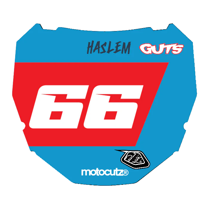 CUSTOM ODI NUMBER PLATE DECAL