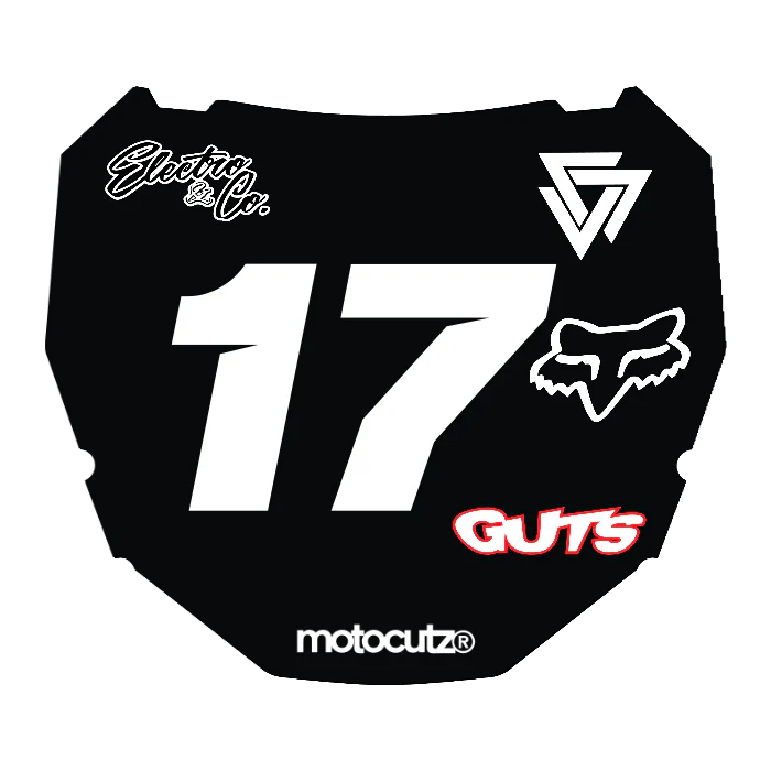 CUSTOM ODI NUMBER PLATE DECAL