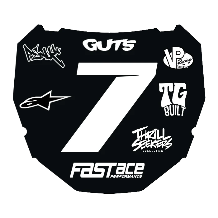 CUSTOM ODI NUMBER PLATE DECAL