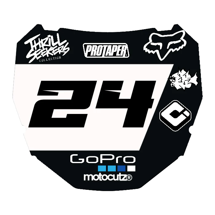 CUSTOM ODI NUMBER PLATE DECAL