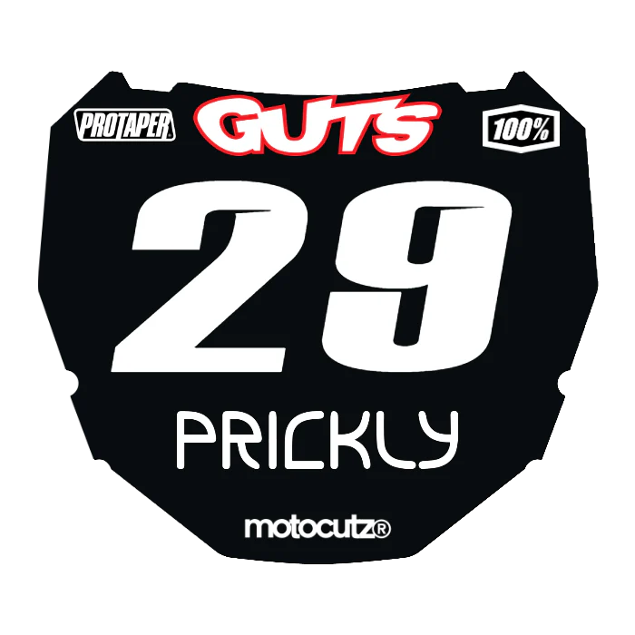CUSTOM ODI NUMBER PLATE DECAL