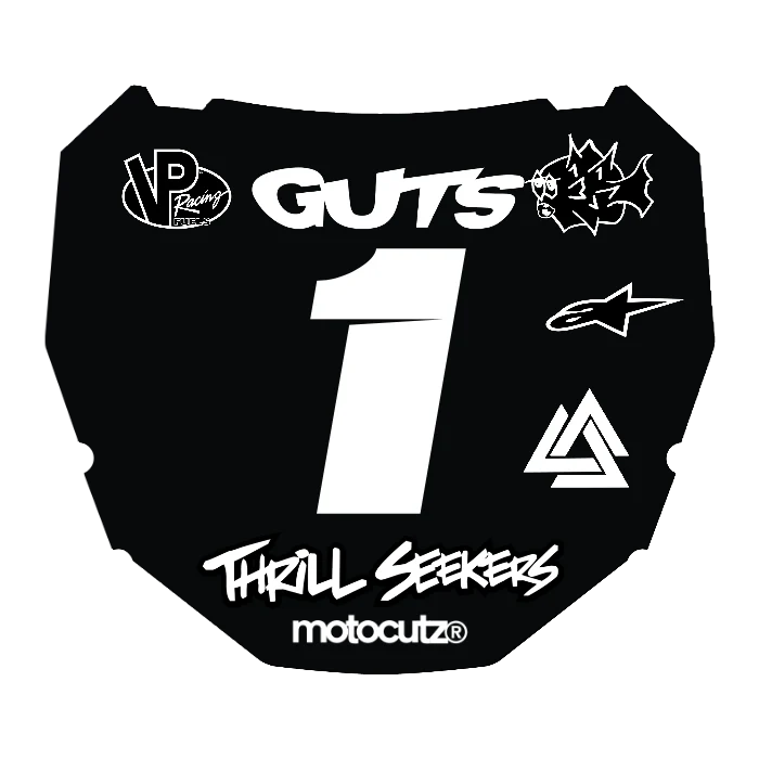 CUSTOM ODI NUMBER PLATE DECAL