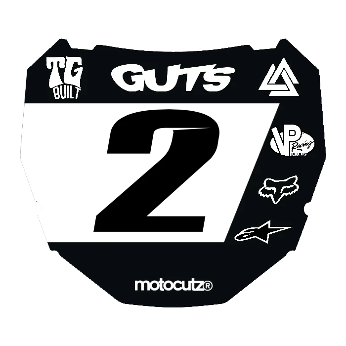CUSTOM ODI NUMBER PLATE DECAL