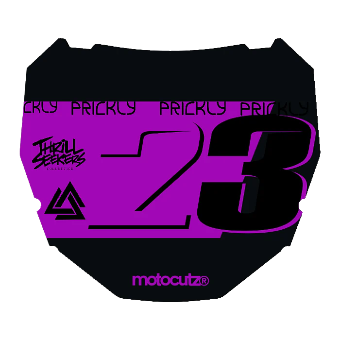 CUSTOM ODI NUMBER PLATE DECAL