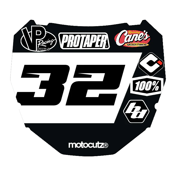CUSTOM ODI NUMBER PLATE DECAL