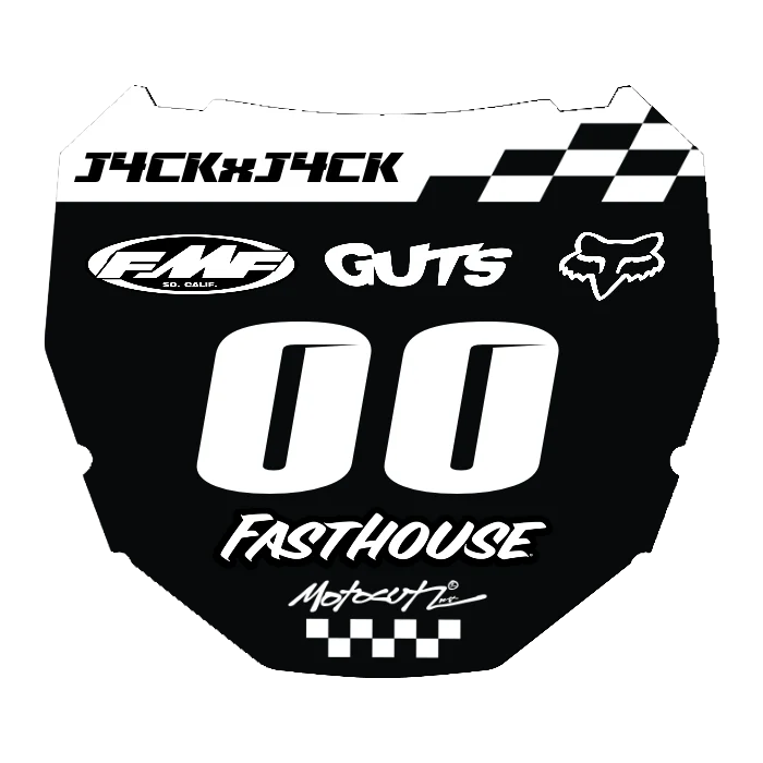 CUSTOM ODI NUMBER PLATE DECAL