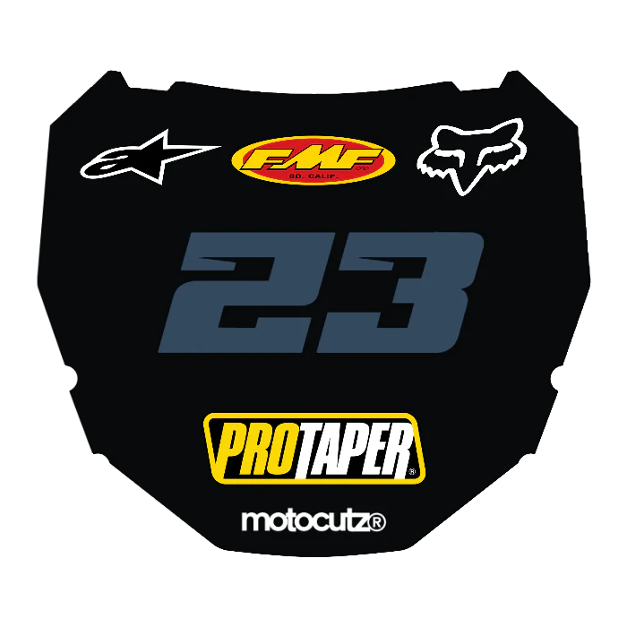 CUSTOM ODI NUMBER PLATE DECAL