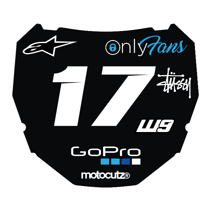 CUSTOM ODI NUMBER PLATE DECAL