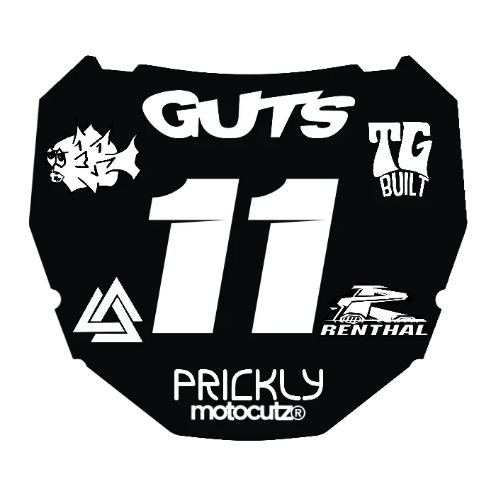 CUSTOM ODI NUMBER PLATE DECAL