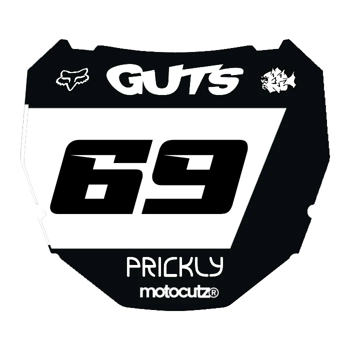 CUSTOM ODI NUMBER PLATE DECAL