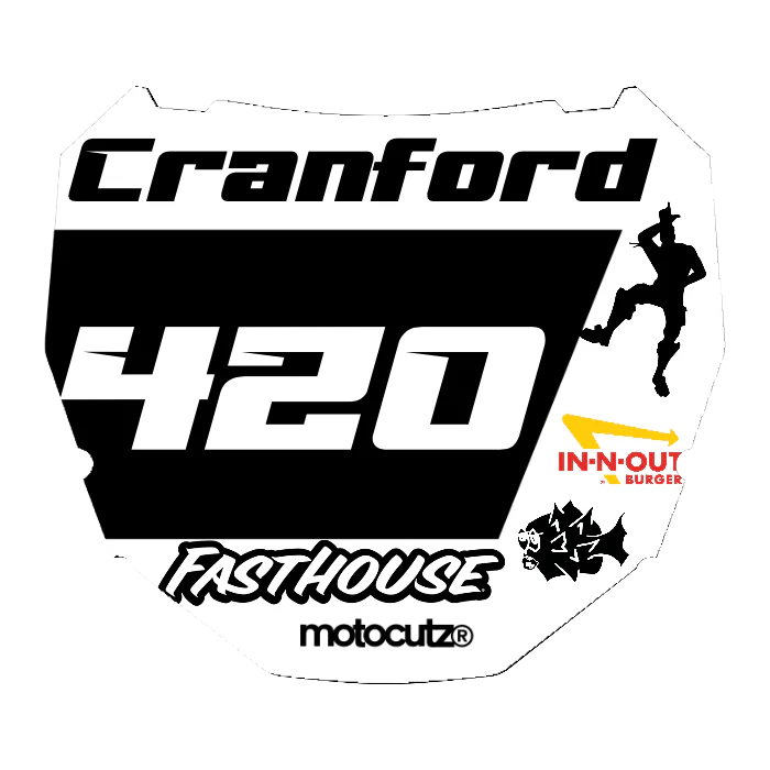 CUSTOM ODI NUMBER PLATE DECAL