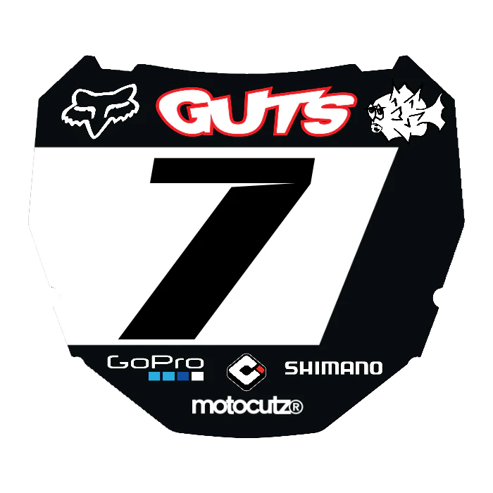 CUSTOM ODI NUMBER PLATE DECAL