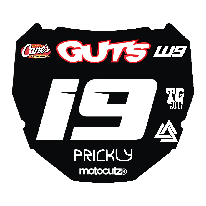 CUSTOM ODI NUMBER PLATE DECAL