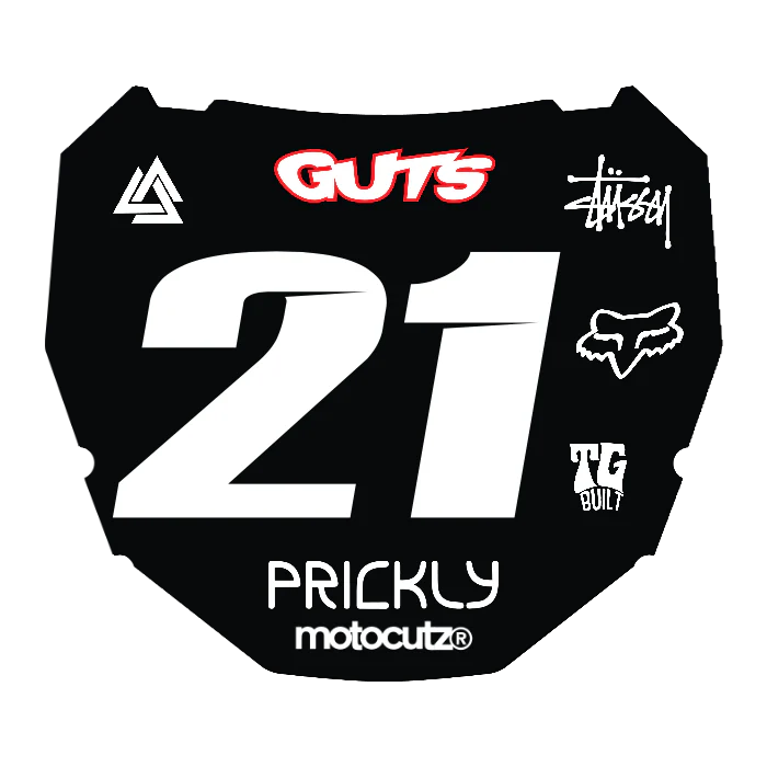 CUSTOM ODI NUMBER PLATE DECAL