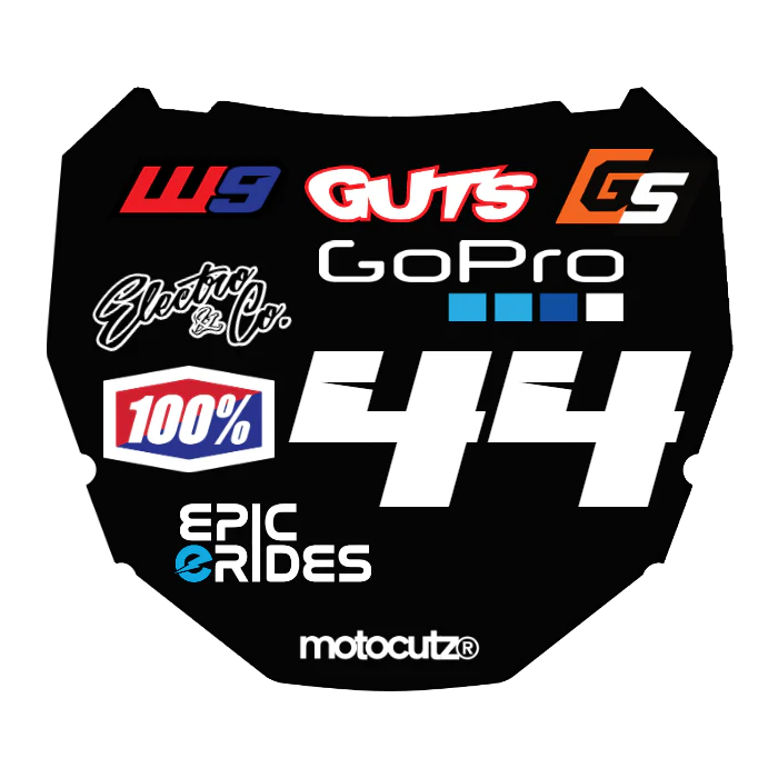 CUSTOM ODI NUMBER PLATE DECAL