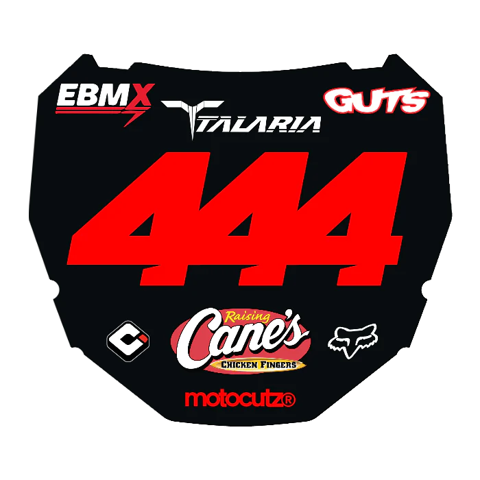 CUSTOM ODI NUMBER PLATE DECAL