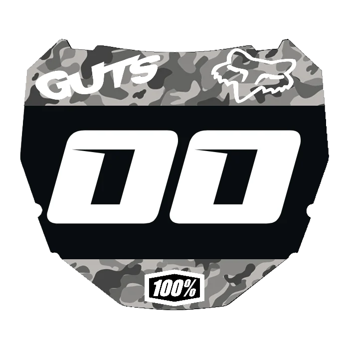 CUSTOM ODI NUMBER PLATE DECAL
