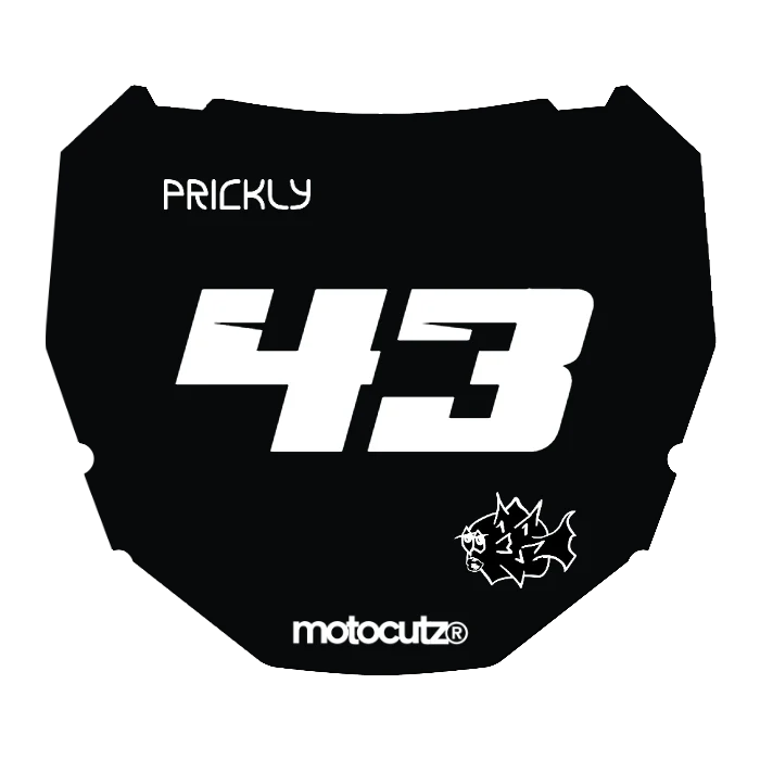 CUSTOM ODI NUMBER PLATE DECAL