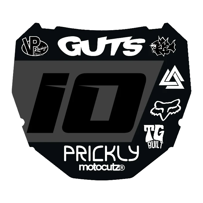 CUSTOM ODI NUMBER PLATE DECAL