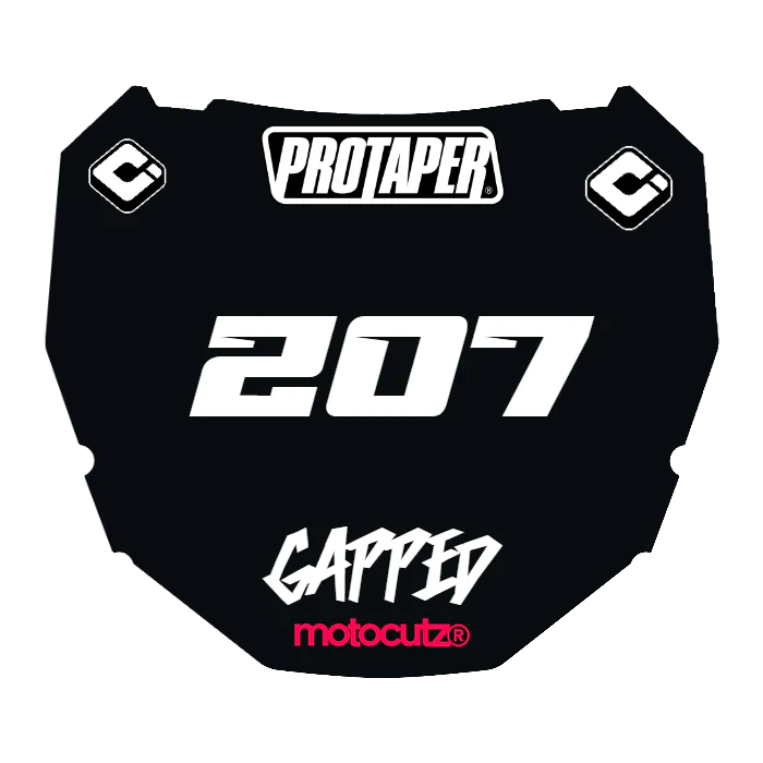 CUSTOM ODI NUMBER PLATE DECAL