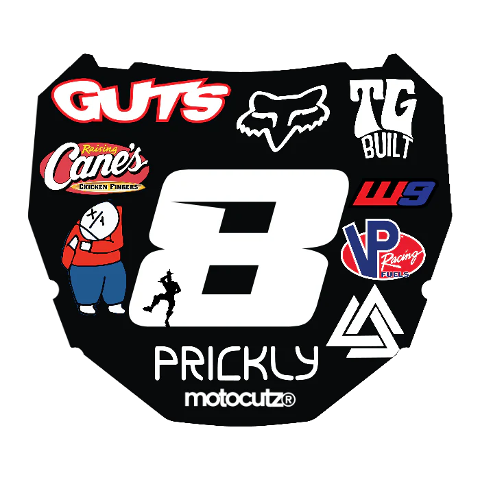 CUSTOM ODI NUMBER PLATE DECAL