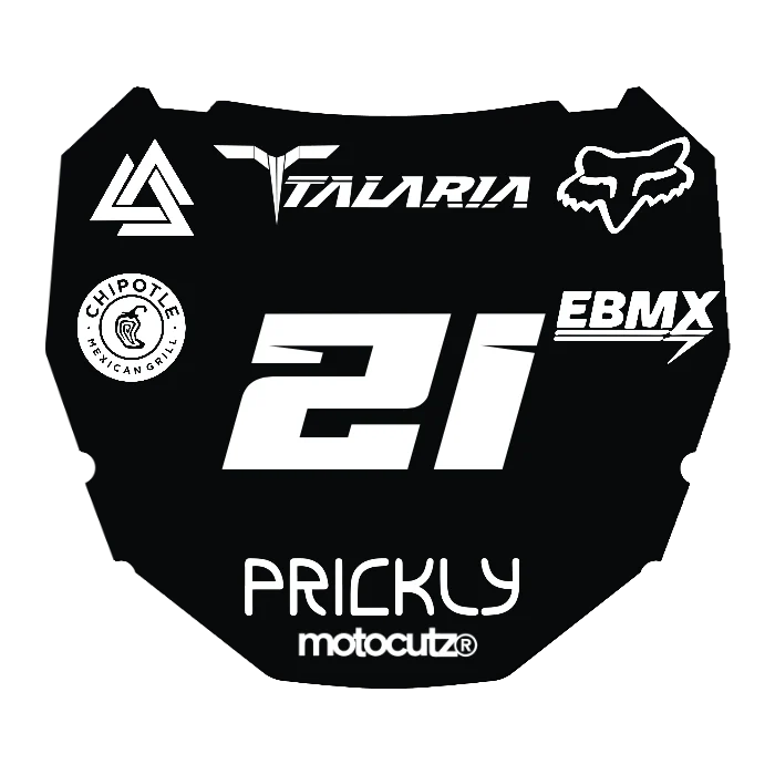 CUSTOM ODI NUMBER PLATE DECAL