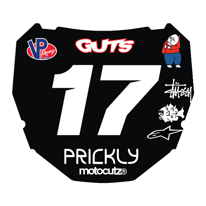 CUSTOM ODI NUMBER PLATE DECAL